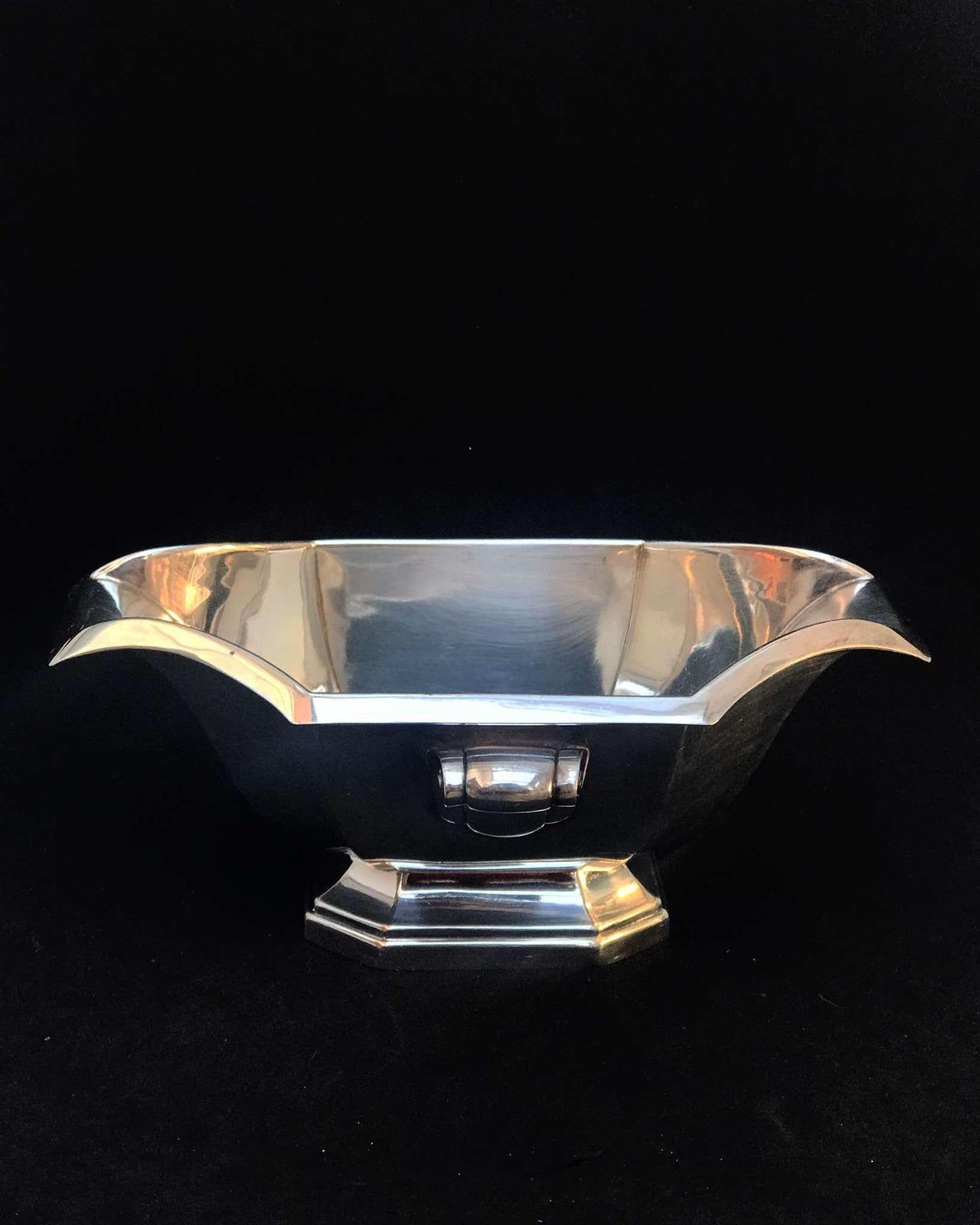 Gravy Boat Silver Plated Sauce Boat French Art Deco Wedding Gift For Her Christmas Table Elegant Tableware Vintage Hotel Silver Gift
