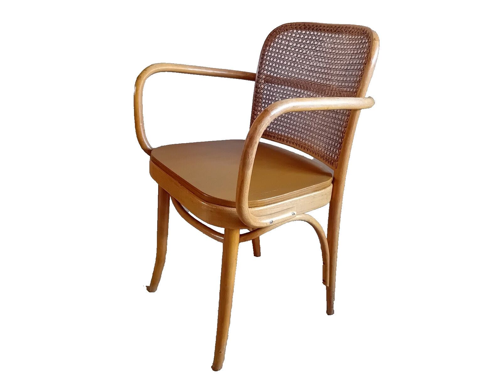 Josef Hoffman 1950's Czech Mid Century Bentwood "Prague" Chair photo for sale