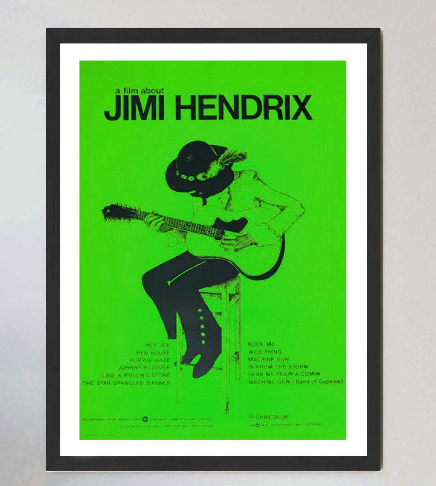Jimi Hendrix (A Film About) Original Vintage Poster photo furniture