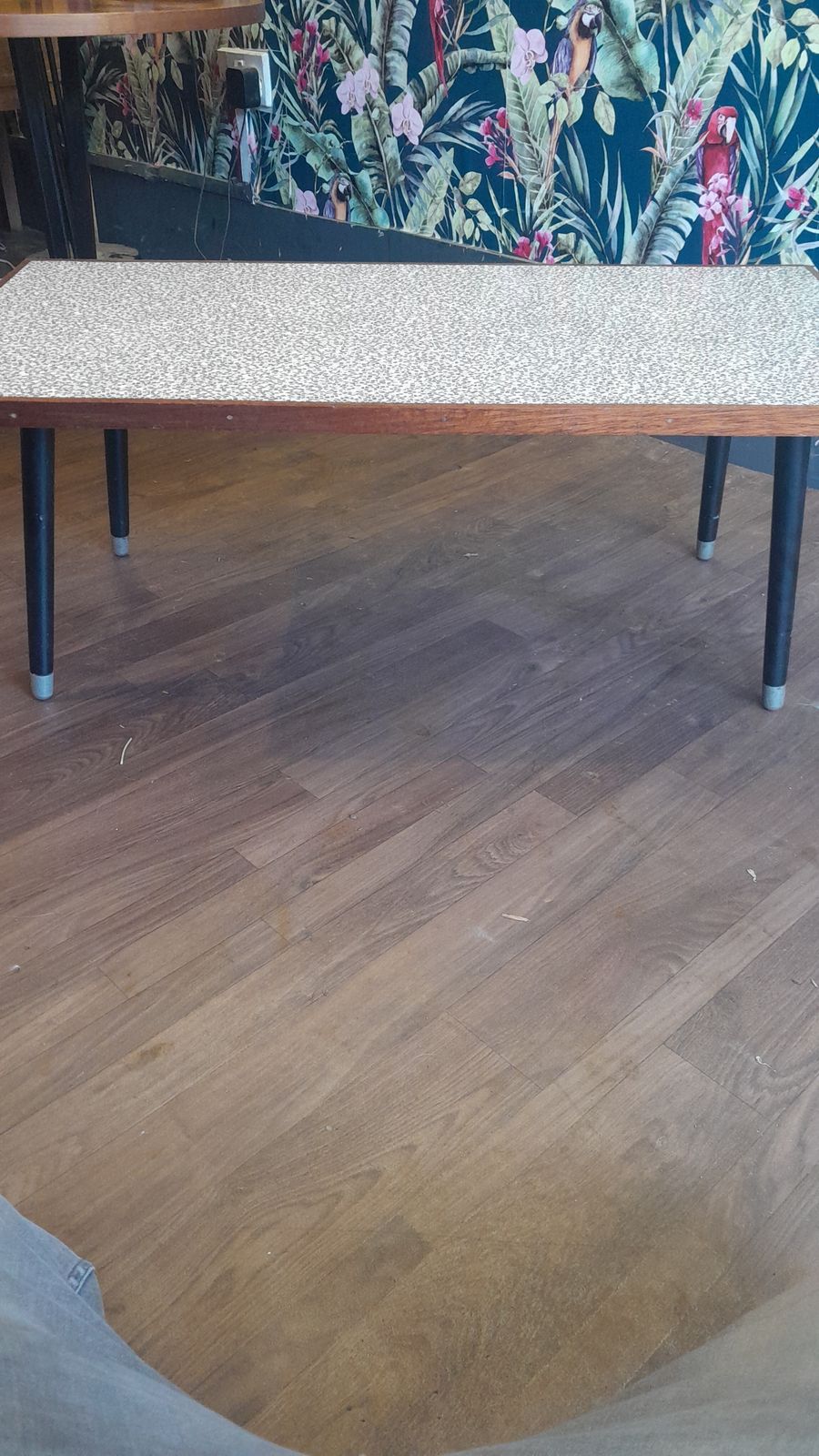 Retro Low Teak And Formica Coffee Table photo 165.0