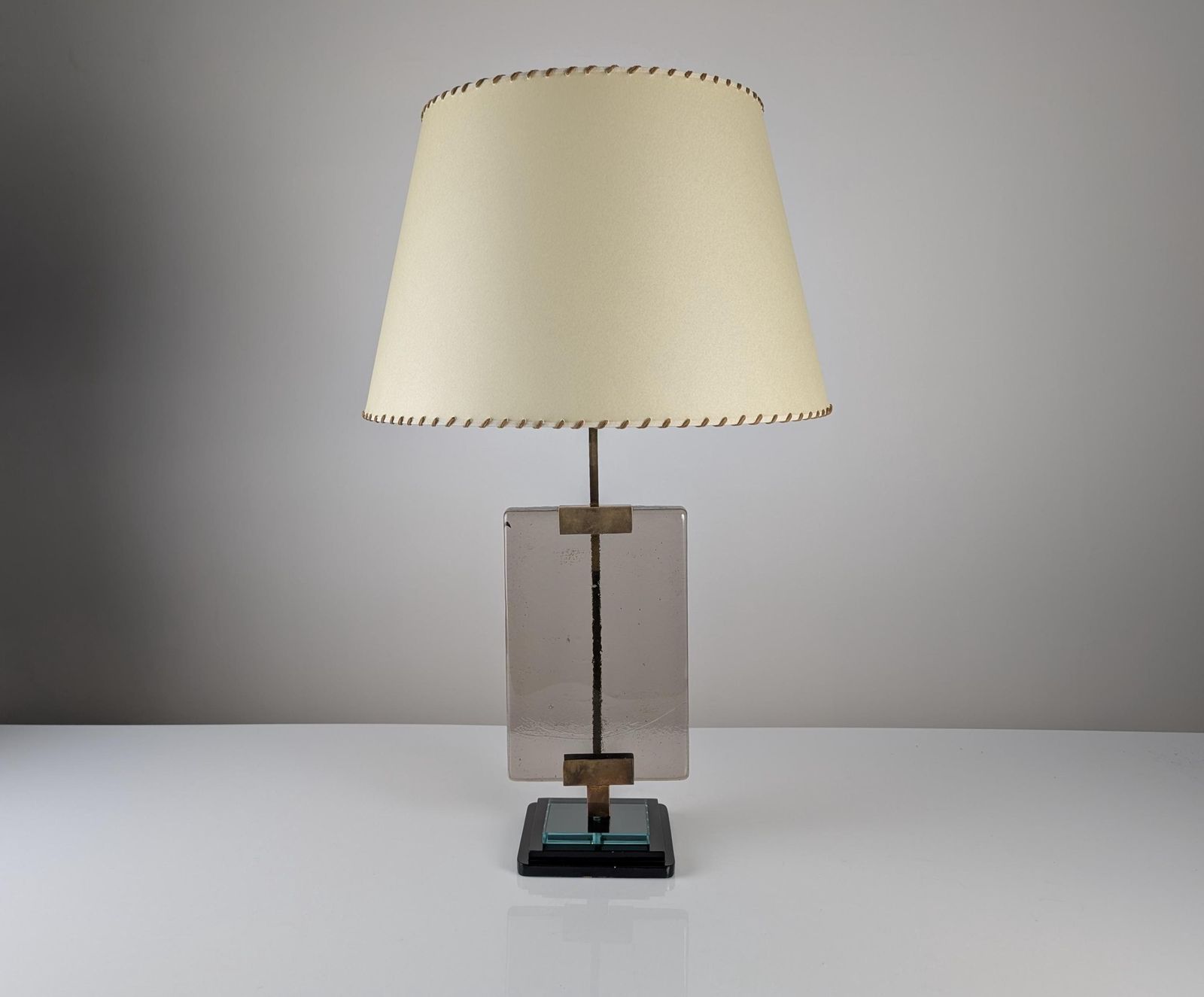 Lamp By Pietro Chiesa For Fontana Arte In Crystal And Brass photo buy