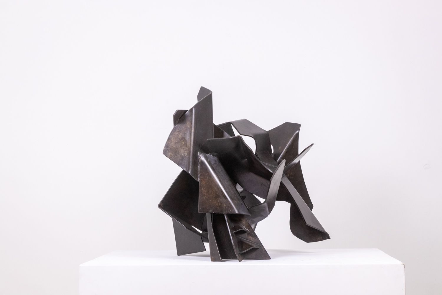 Jean Campa. Patinated And Cut Iron Sculpture. 1980s. photo vinterior