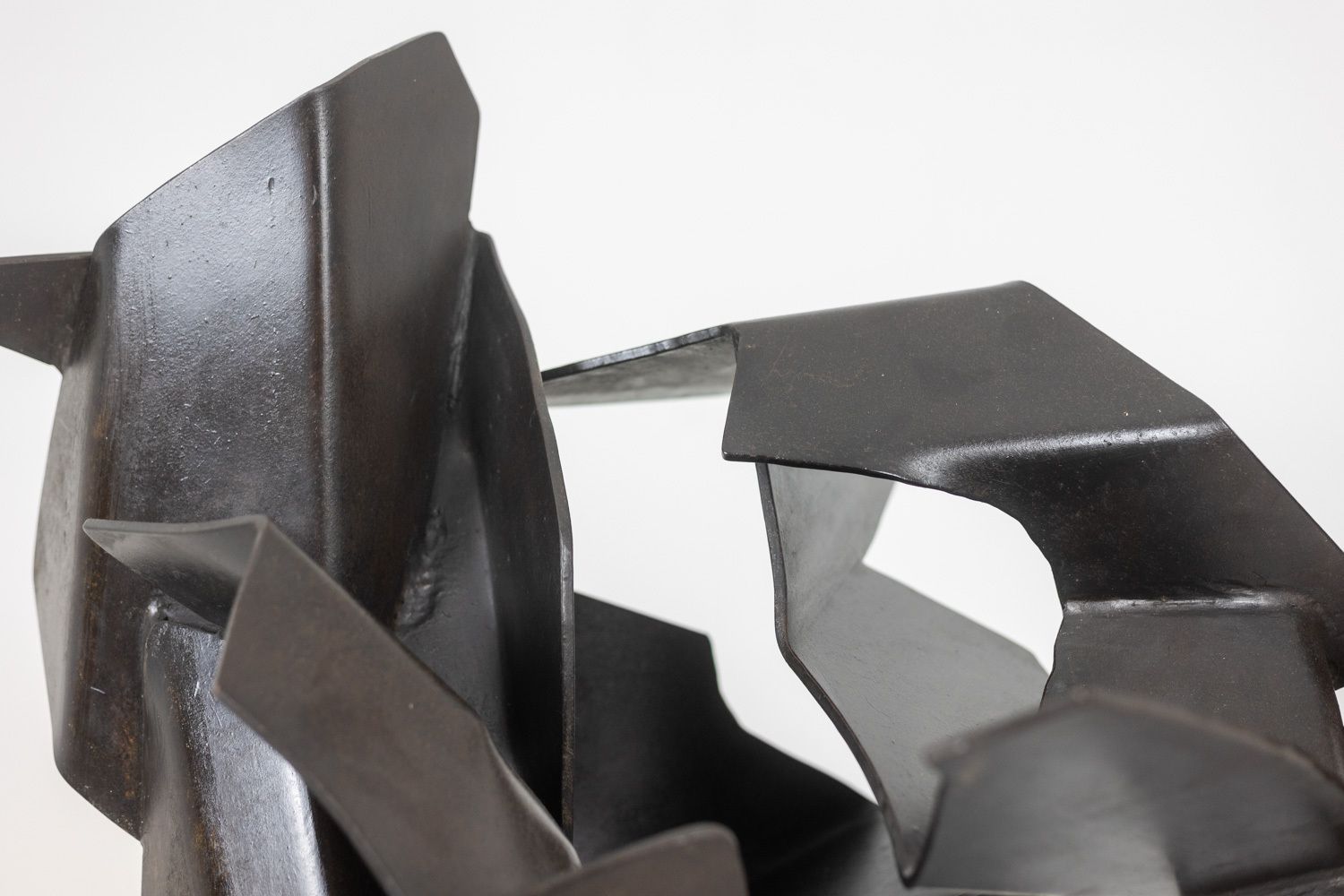 photo for sale Jean Campa. Patinated And Cut Iron Sculpture. 1980s.