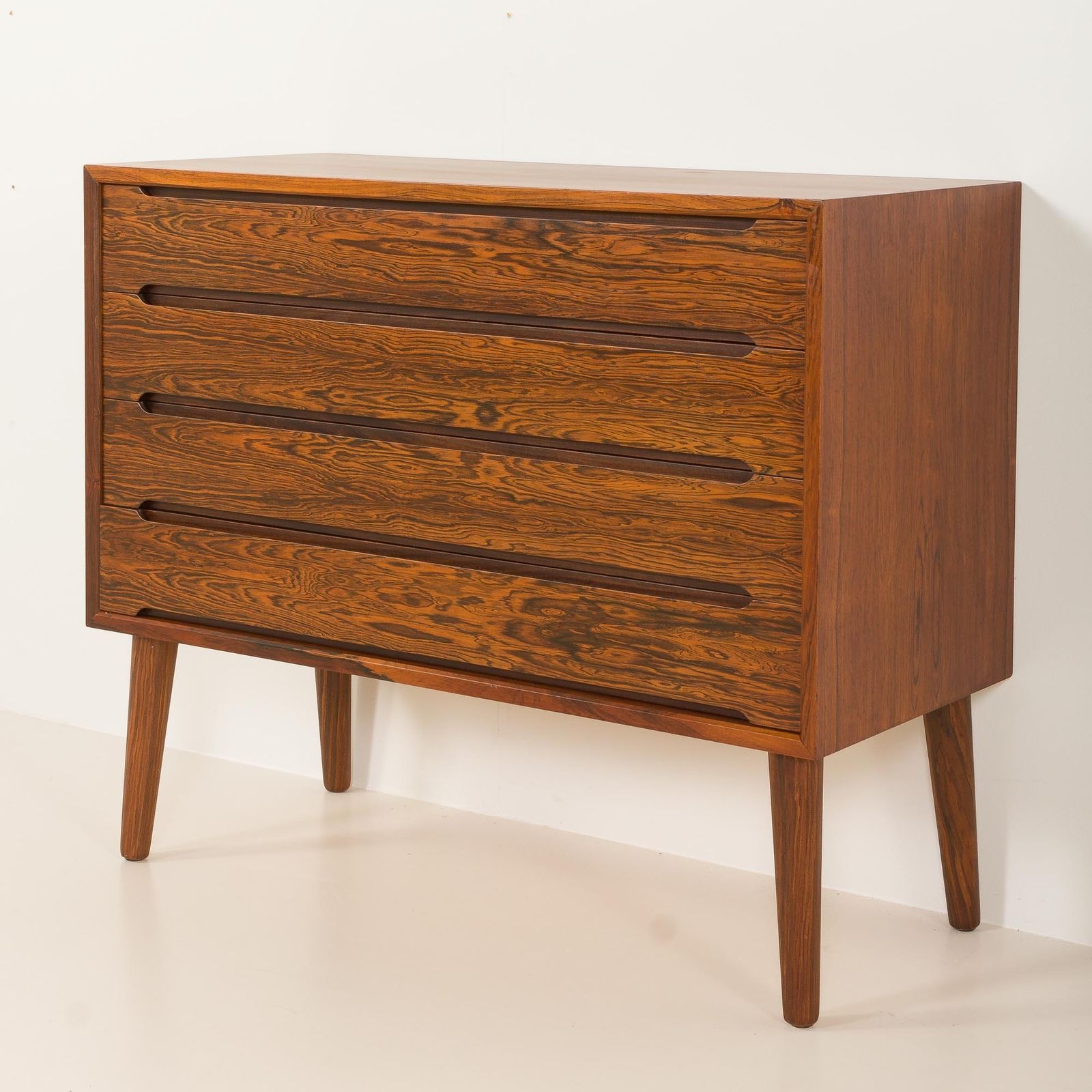 Scandinavian Minimalist Rosewood Chest Of Drawers In The Style Of Nils Jonsson, 1960s photo buy