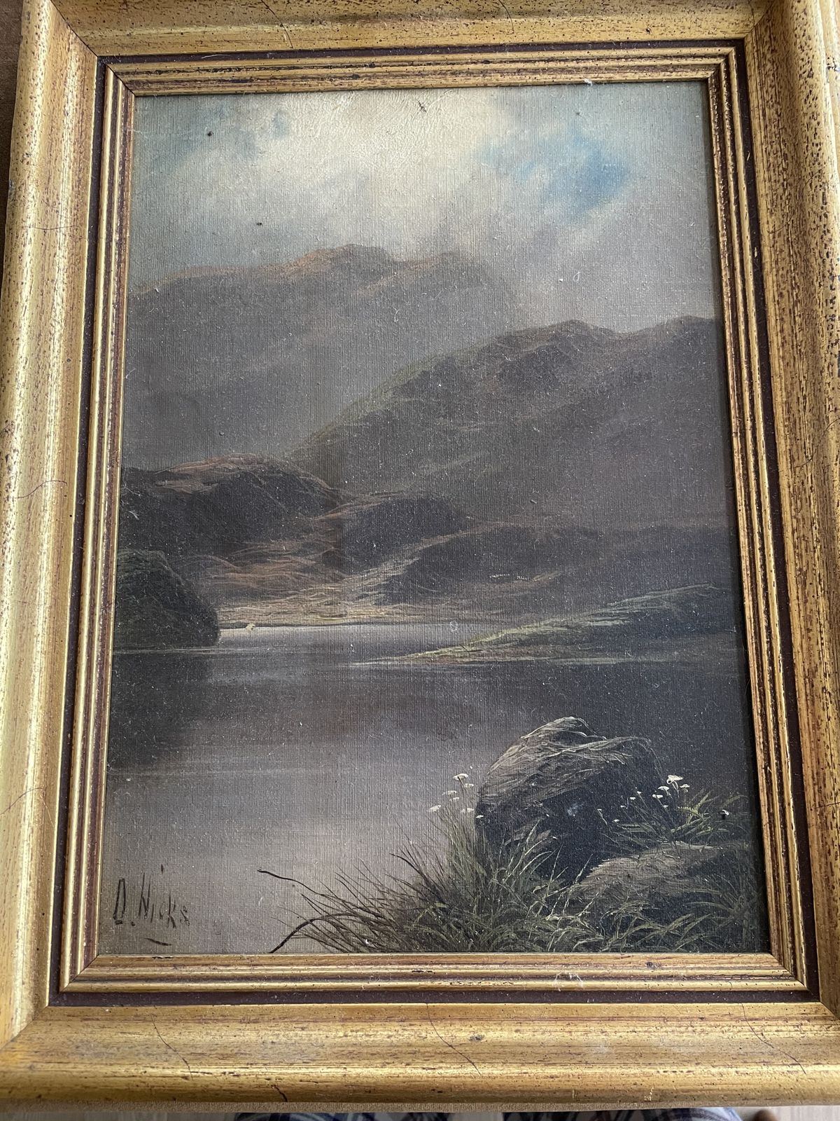 Two Victorian Oils Of Highland Landscapes By David Hick photo buy