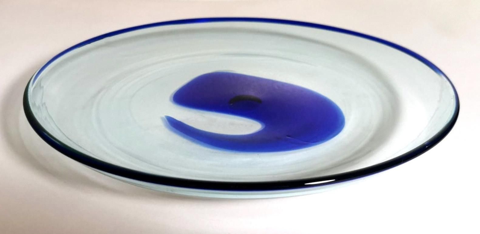 270.0 Murano Glass Italian Empty Pockets (Tray) Round "Incamiciato" photo