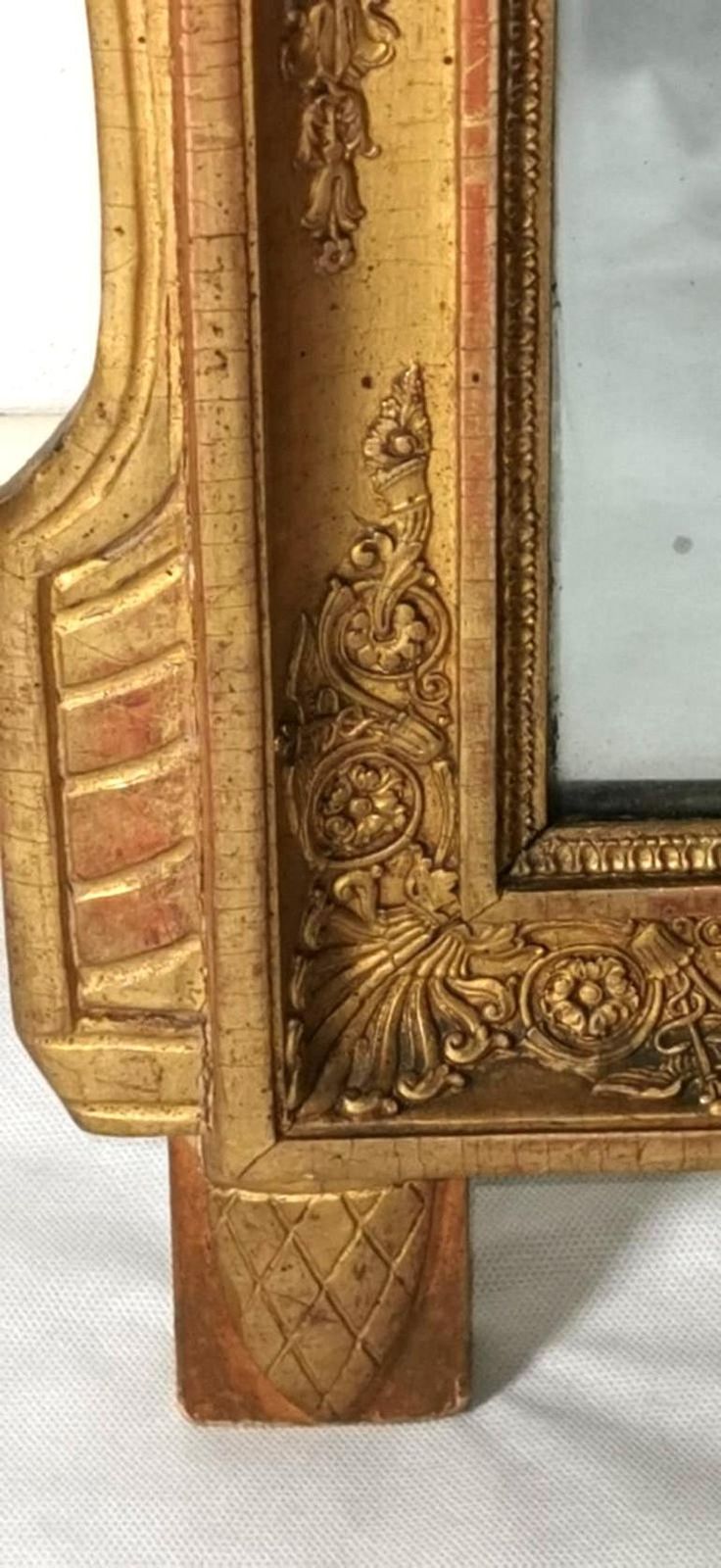 photo furniture Napoleon I Empire French Gold Leaf Wood Mirror