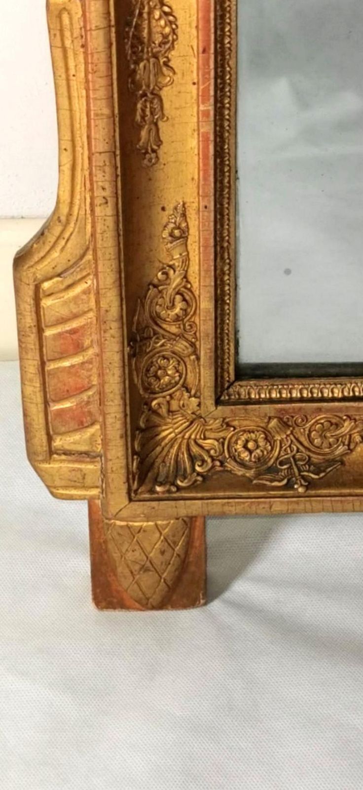 photo for sale Napoleon I Empire French Gold Leaf Wood Mirror