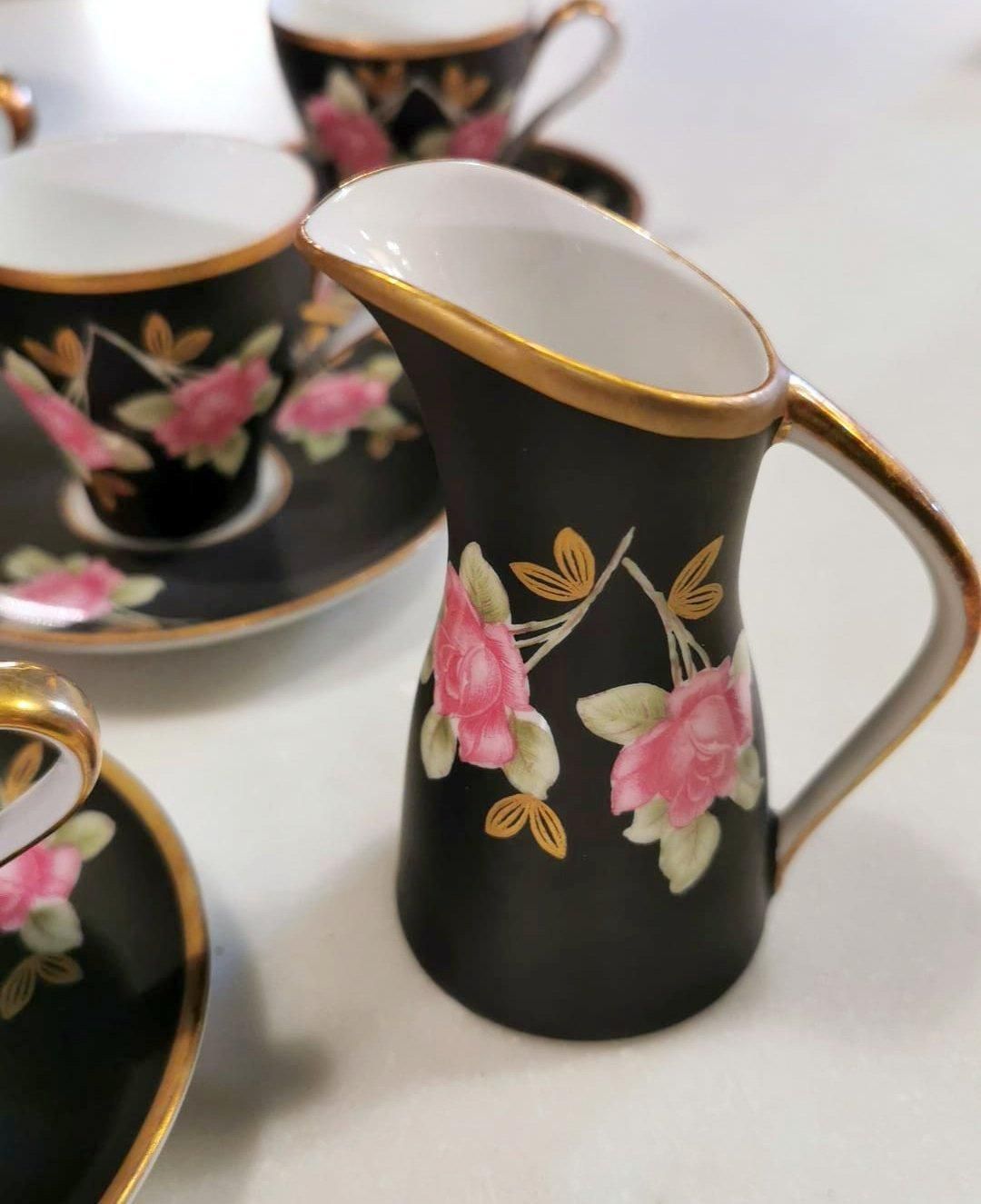 Home Decor Sevres Vincennes Vintage French Porcelain Coffee Set photo