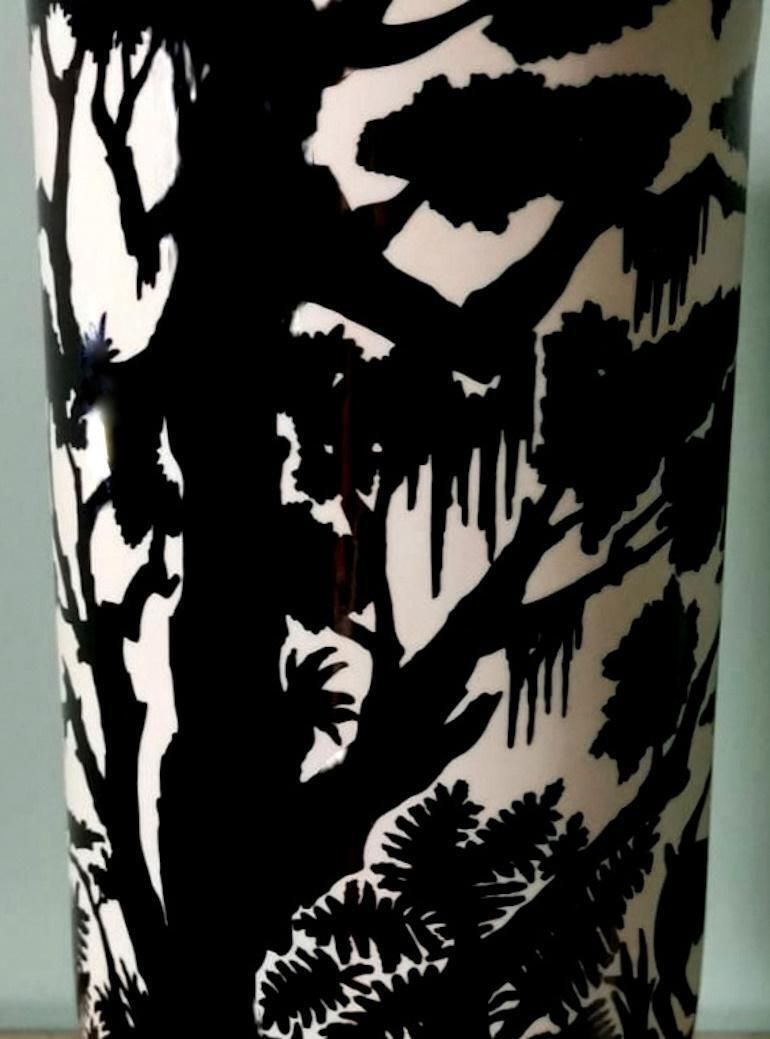 photo buy Nicolas Blandin French Porcelain Vase Savannah Collection