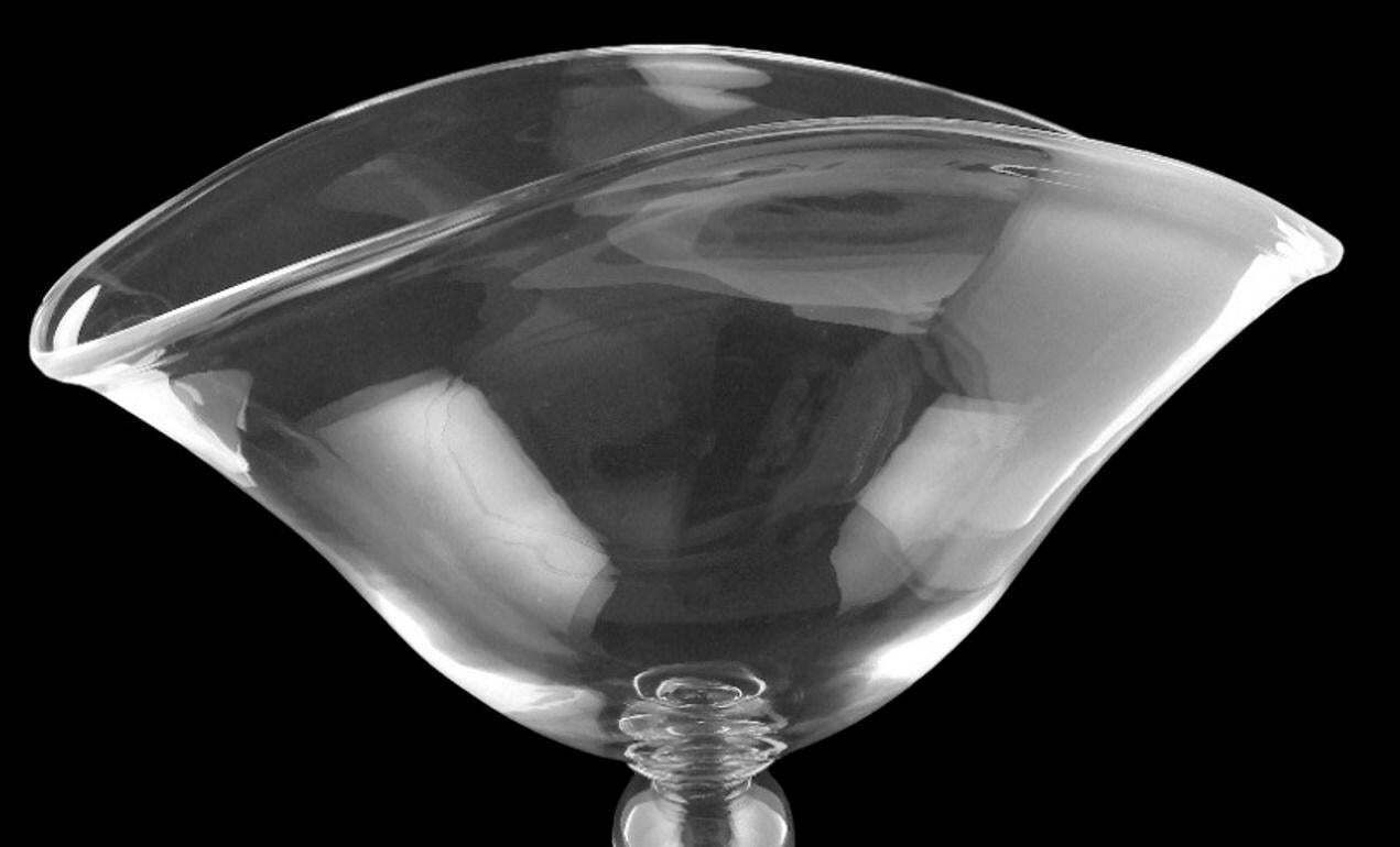 photo buy Art Deco Italian Crystal Table Centerpiece Completely Smooth