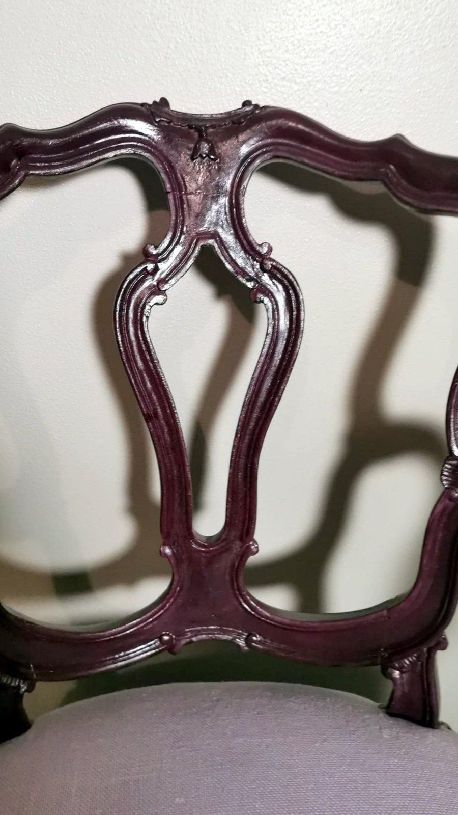 photo vintage Louis Philippe Style Pair Of Chairs With Italian Armrests Model King