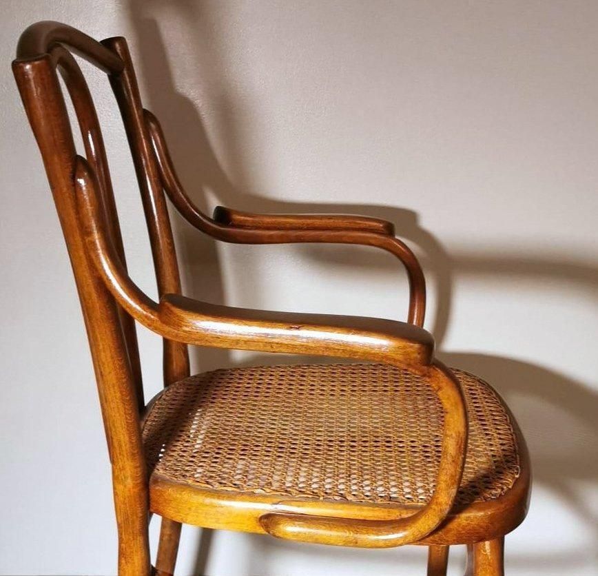photo for sale Thonet Gebruder Vienna Gmbh No.56 Bentwood And Vienna Straw Chair
