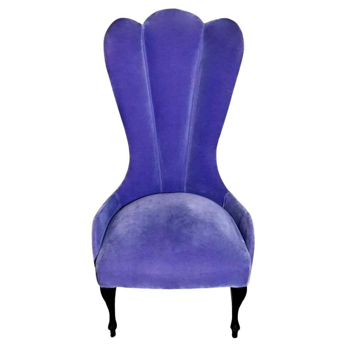 Hollywood Regency Style Italian Bedroom Armchair