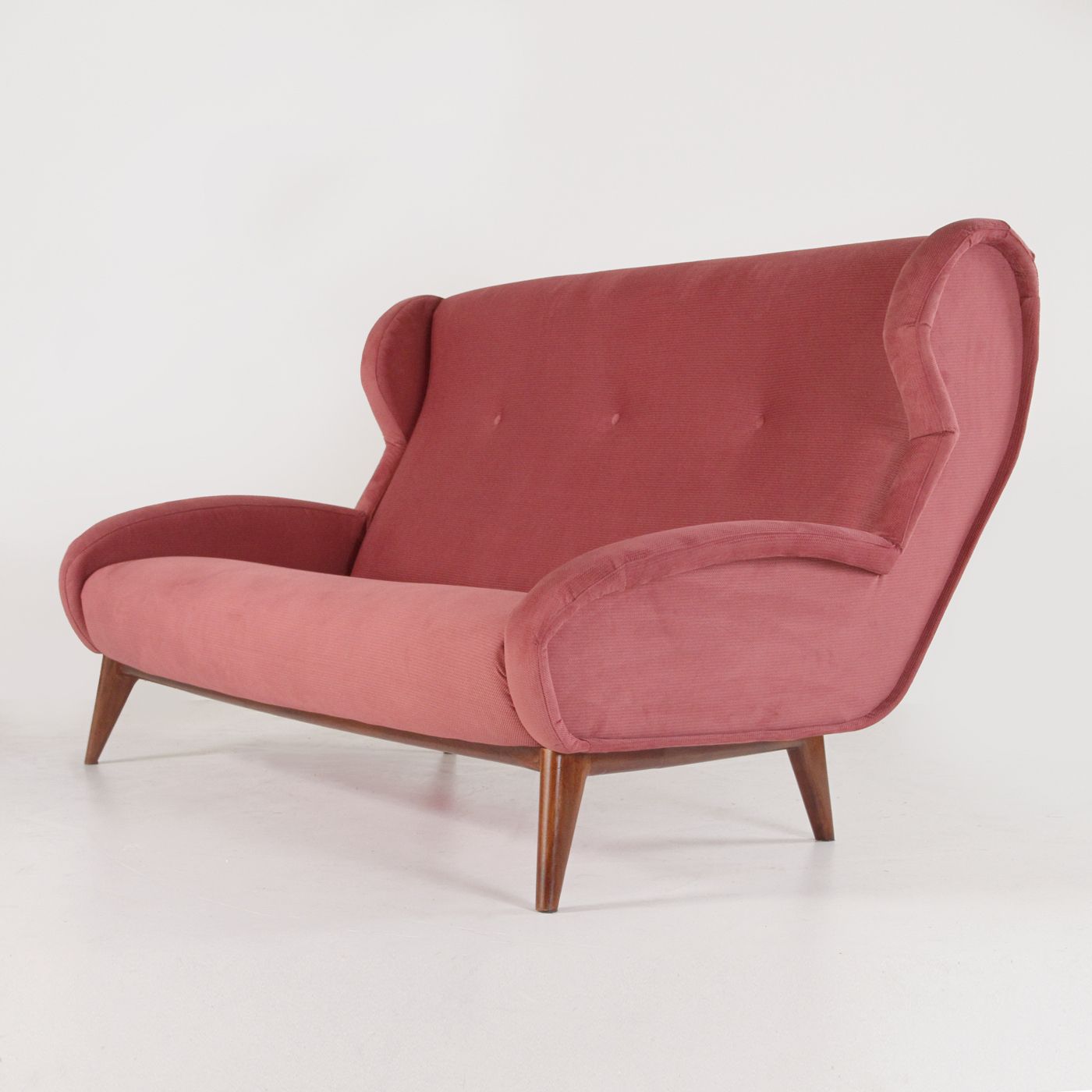 60's Three Seater Sofa In Velvet photo buy