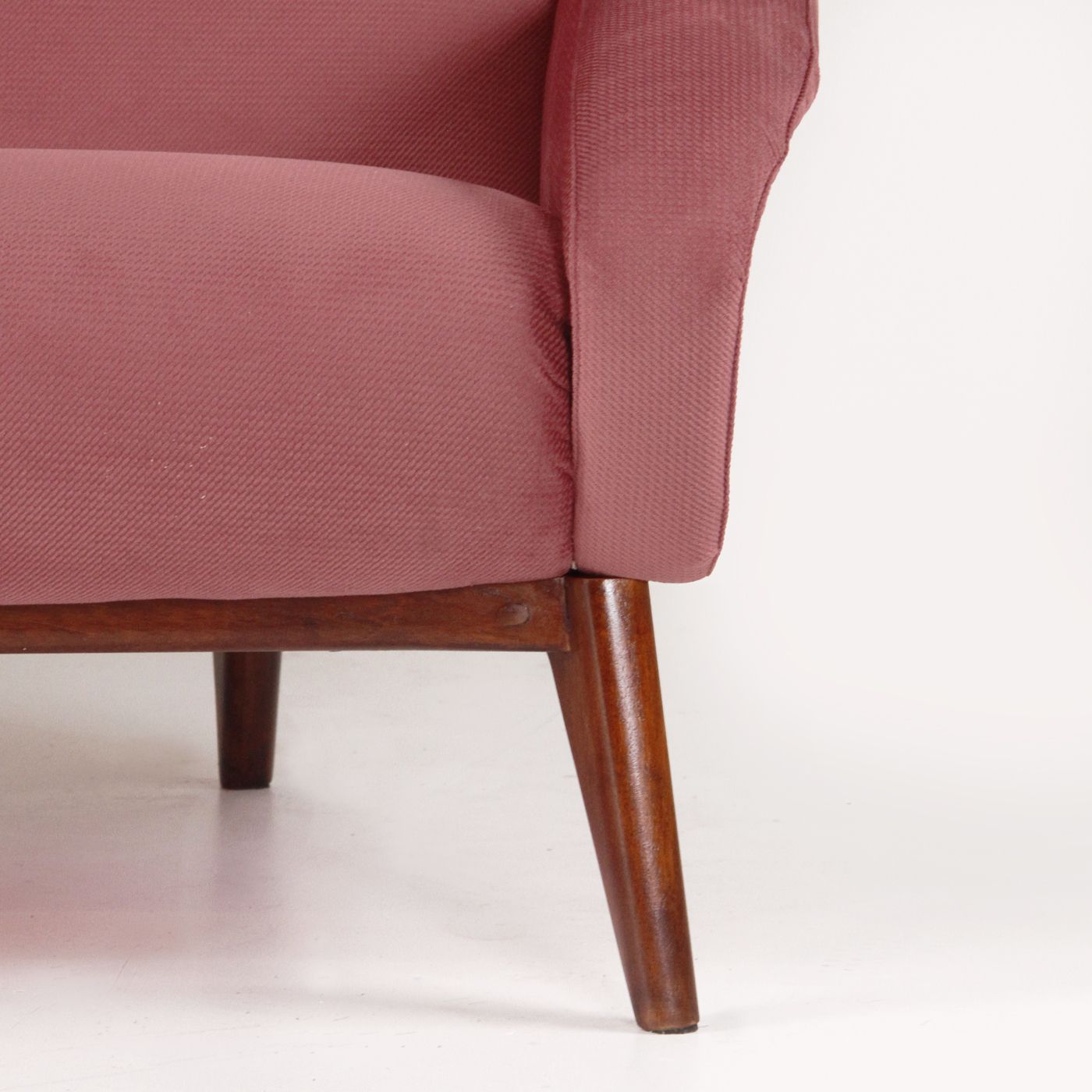 photo furniture 60's Three Seater Sofa In Velvet