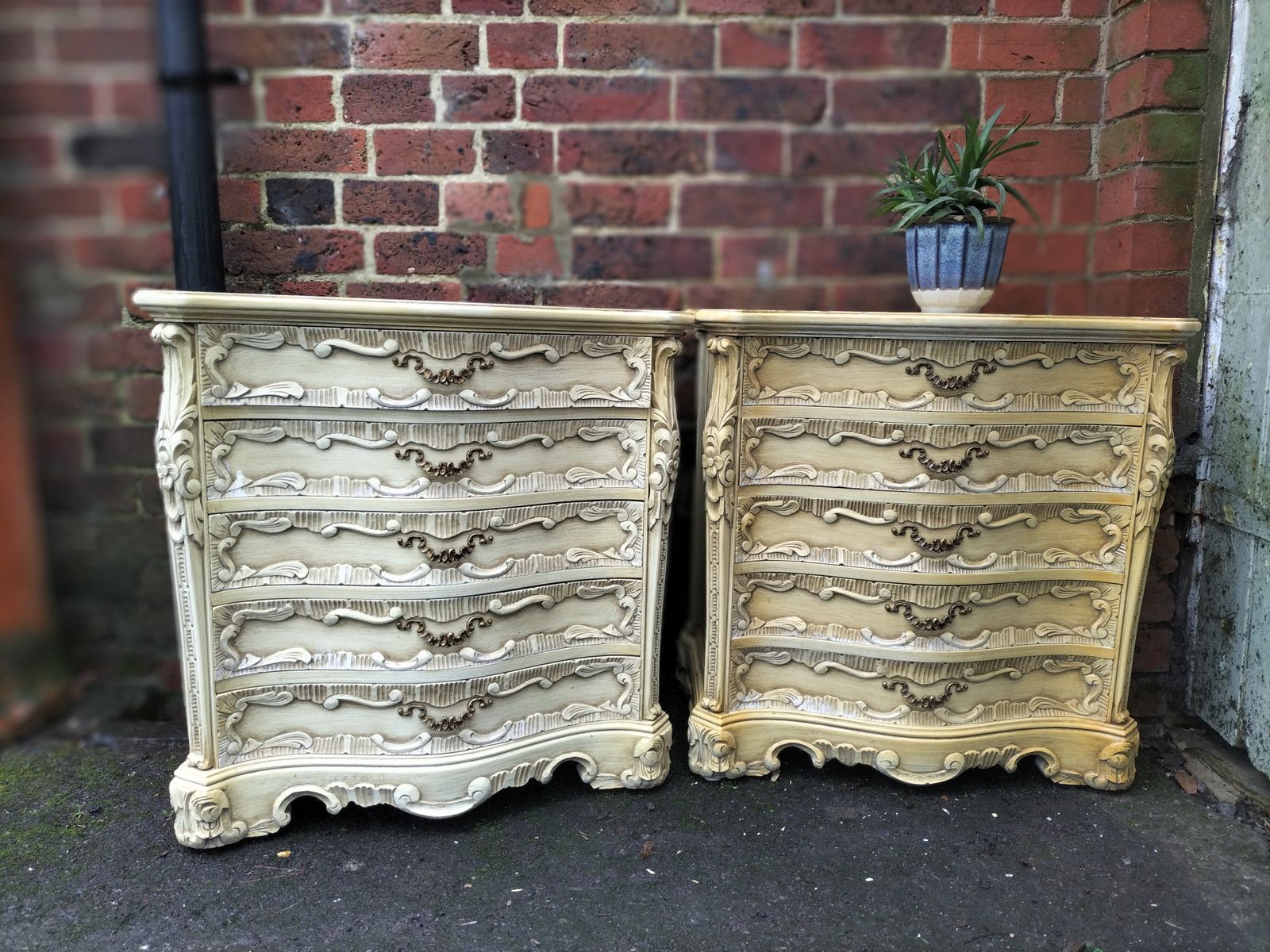 Mariano Garcia   2 Identical Spanish Chest Of Drawers photo vinterior