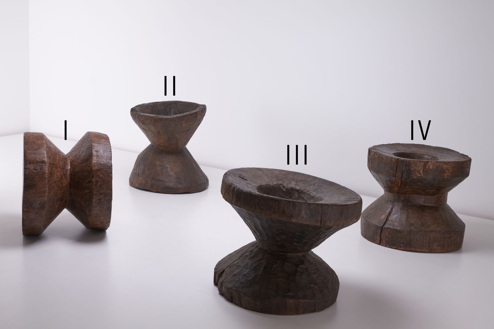 Tribal, Nagaland Large Sculptural Mortar , Early 20th Century photo furniture
