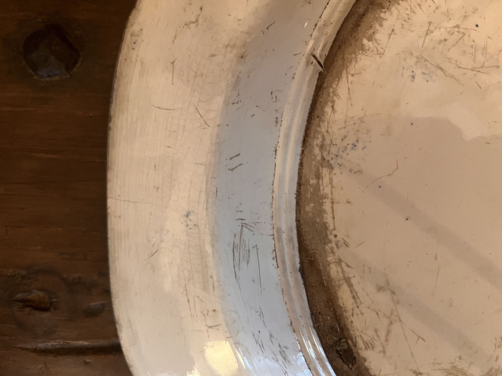 Lovely 19thc Staffordshire Pearlware Serving Platter Meat Plate photo buy