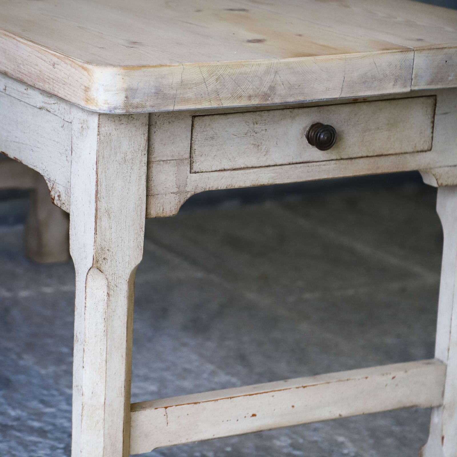 English 19th Century Circa 1880 Country House Prep Table   Later Paint photo buy