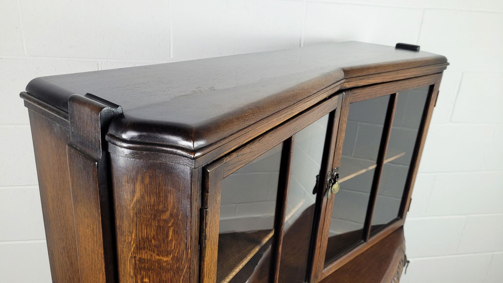 Ercol Glazed Display Cabinet Unit, 40s photo Furniture