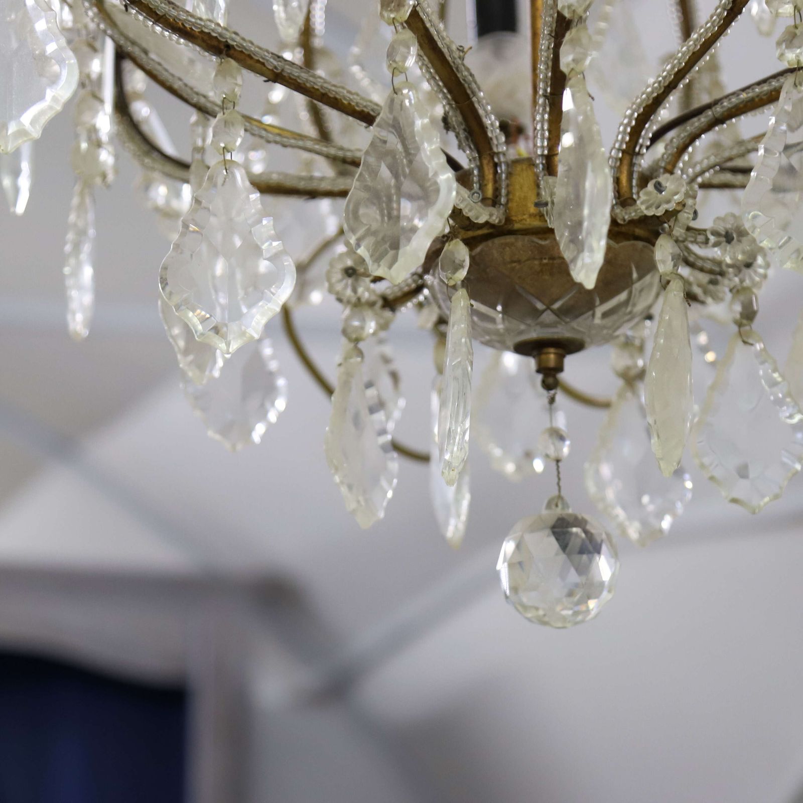Grand Scale English 20th Century Chandelier Circa 1940s photo buy