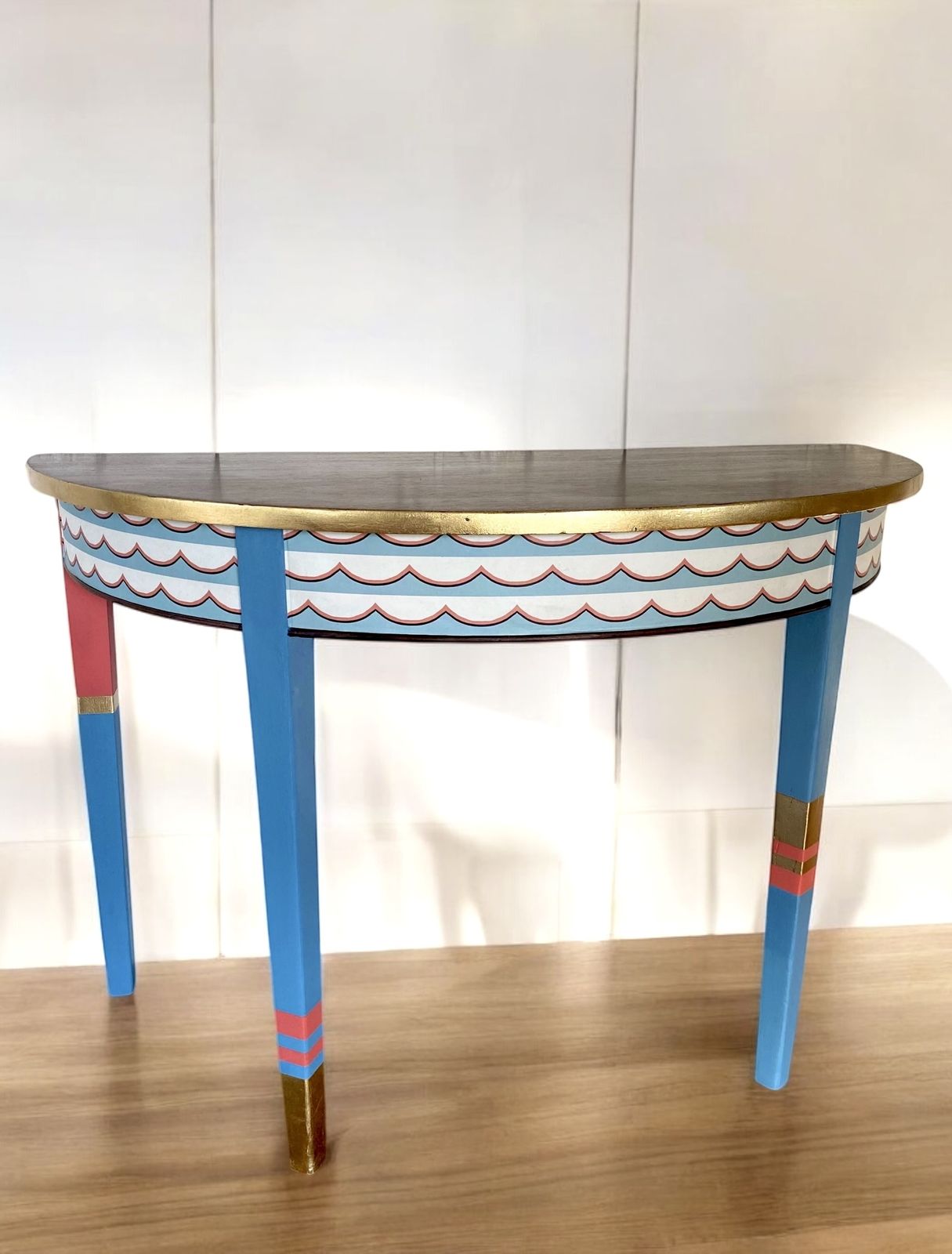 Upcycled Mahogany Hallway Table photo vinterior