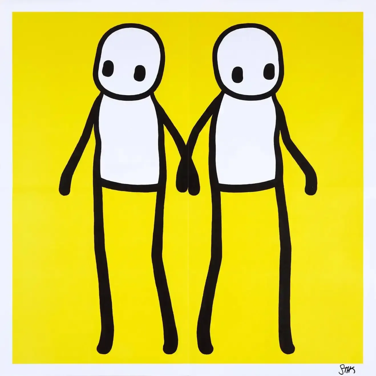 Stik, Full Set Of Holding Hands Signed Prints, 2020 photo vinterior