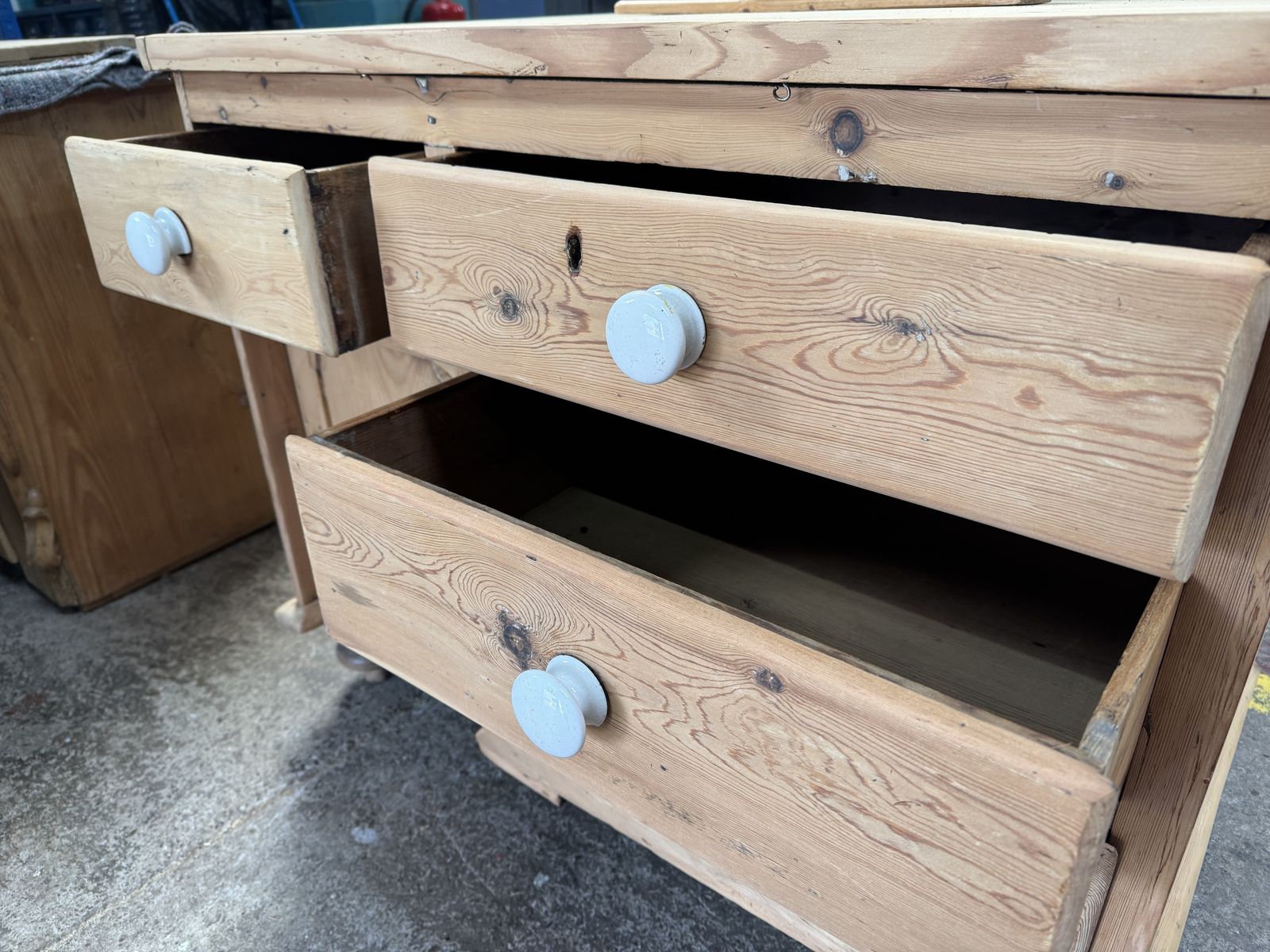 Old English Dresser Base, Ready For Finish photo Furniture