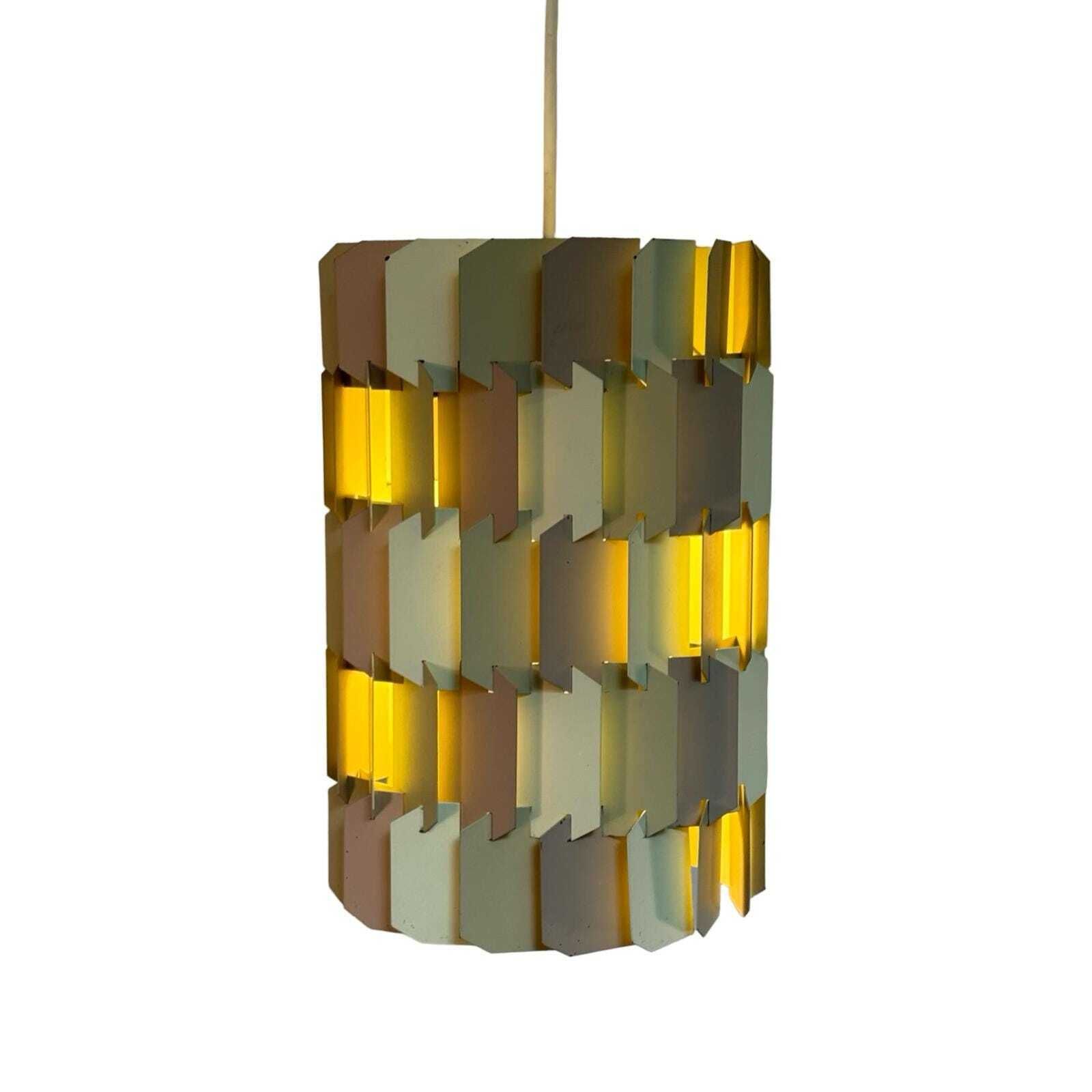 Louis Weisdorf   Lyfa   Danish Design   Facet Pop   Pendant Lamp Made From Metal   1960's   Rare And Available As Set Of Two!
