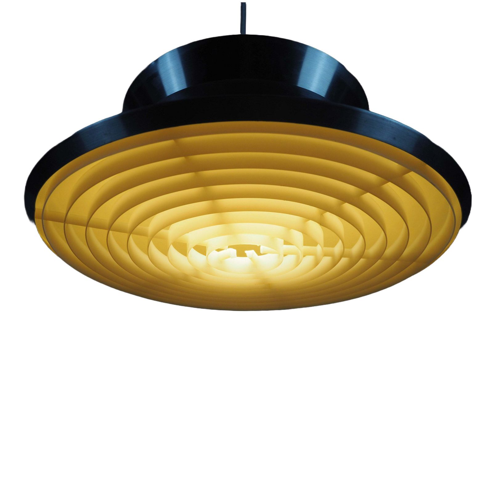 Lighting Aluminum Pendant Lamp By Carl Thore For Granhaga, 1970s photo