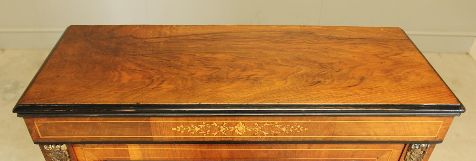 A Victorian Walnut Pier Display Cabinet photo buy