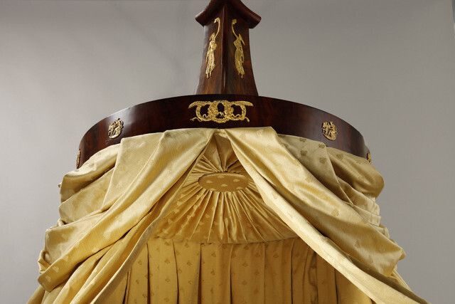 Empire Period Bed With Canopy, 1800s photo vinterior