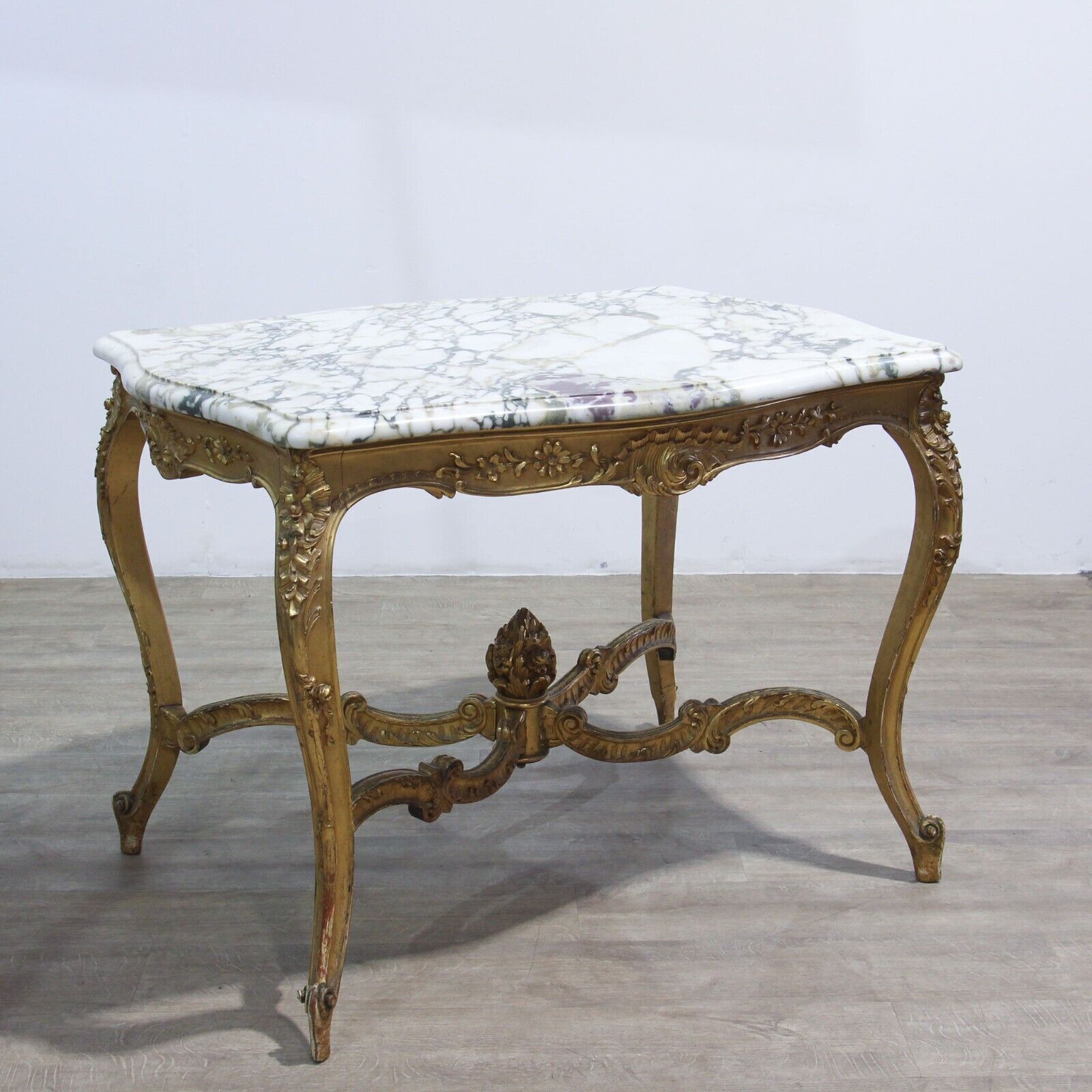 French Carved Gilt Wood Centre Table In Louis XVI Style photo 2060.0