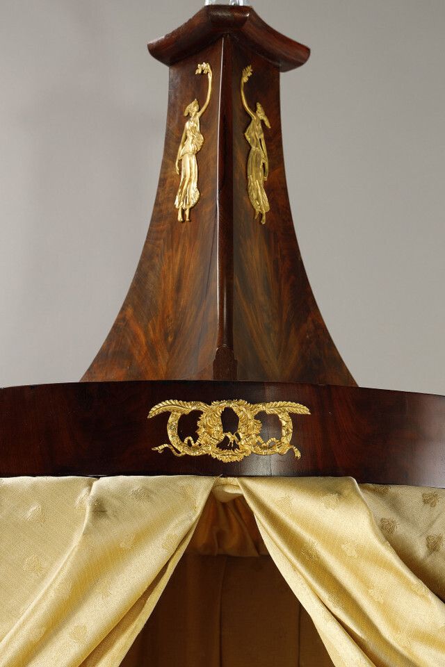 Large Empire Period Boat Bed And Canopy photo for sale