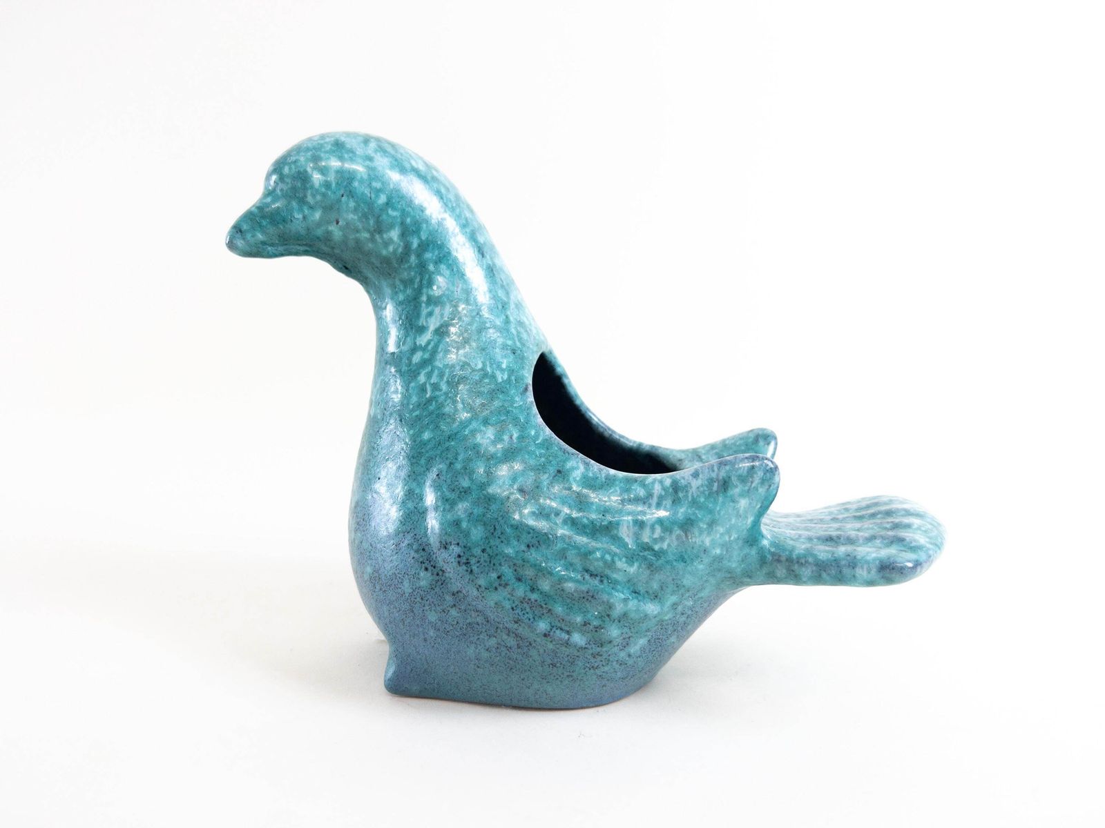 Ruscha Bird Planter   West German Ceramic Planter   Ruscha Art Pottery   Rare