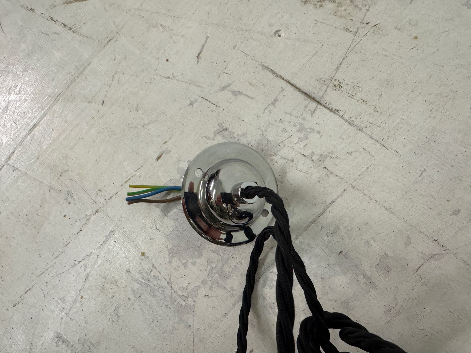 1970s Chrome Ceiling Light In The Style Of Max Sauze photo for sale