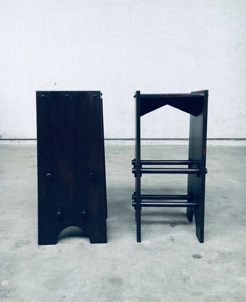 photo buy Arts & Crafts Design Handmade Bar Stool Set, 1920's France