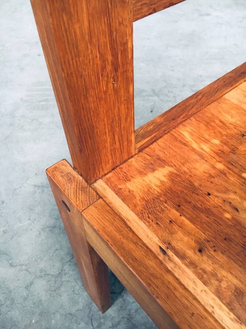 photo vinterior Postmodern Design Teakhouten Stoel, Frankrijk, Jaren 1990