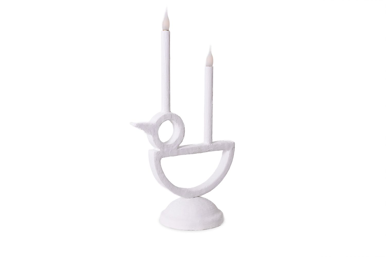 “Cui Cui” Lamp In Plaster. Work Of A French Artist In A Small Series.