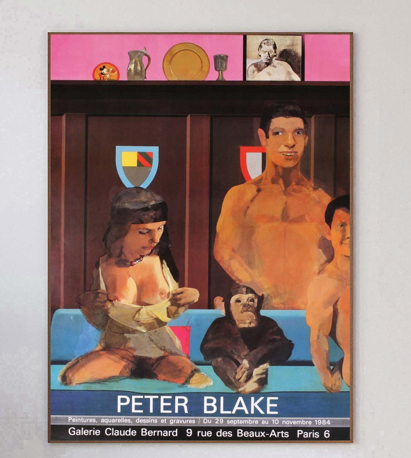 Peter Blake   Galerie Claude Bernard  , Original Vintage Poster photo 348.0
