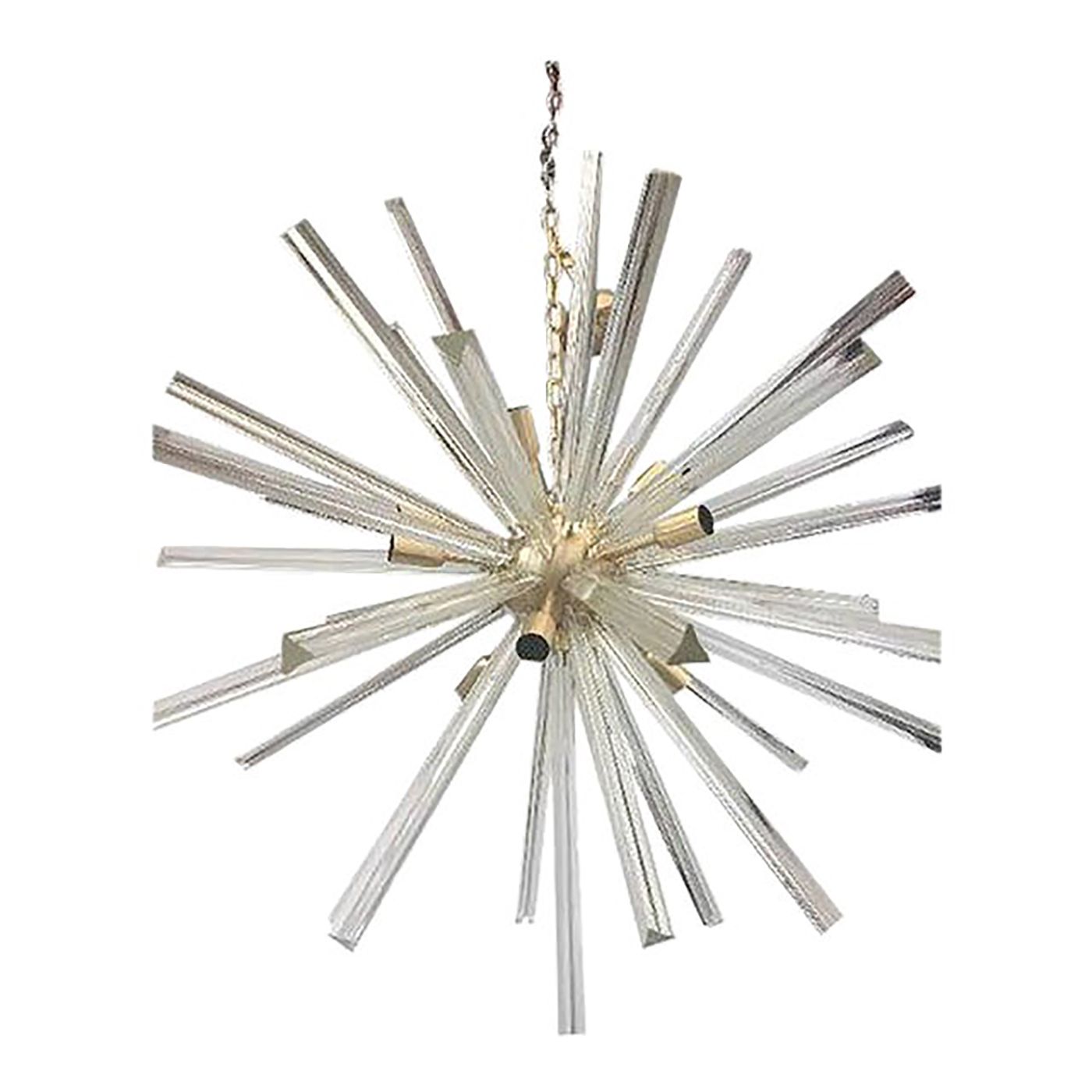 Contemporary Murano Style Glass Sputnik Chandelier