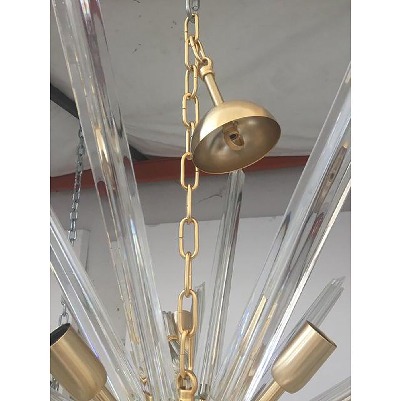 Contemporary Murano Style Glass Sputnik Chandelier photo buy