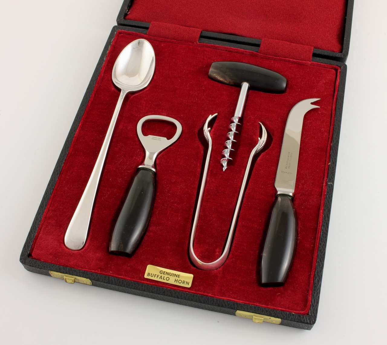 Harrods Bartender Cocktail Tool Accessory Set. Corkscrew, Bottle Opener.