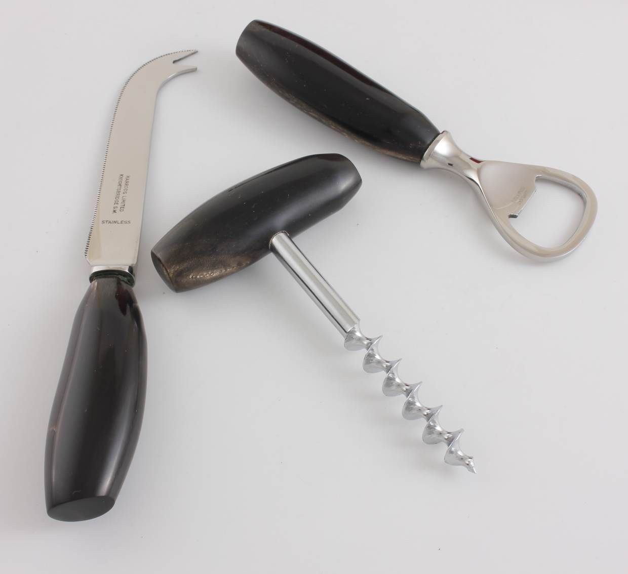 Harrods Bartender Cocktail Tool Accessory Set. Corkscrew, Bottle Opener. photo Home Decor