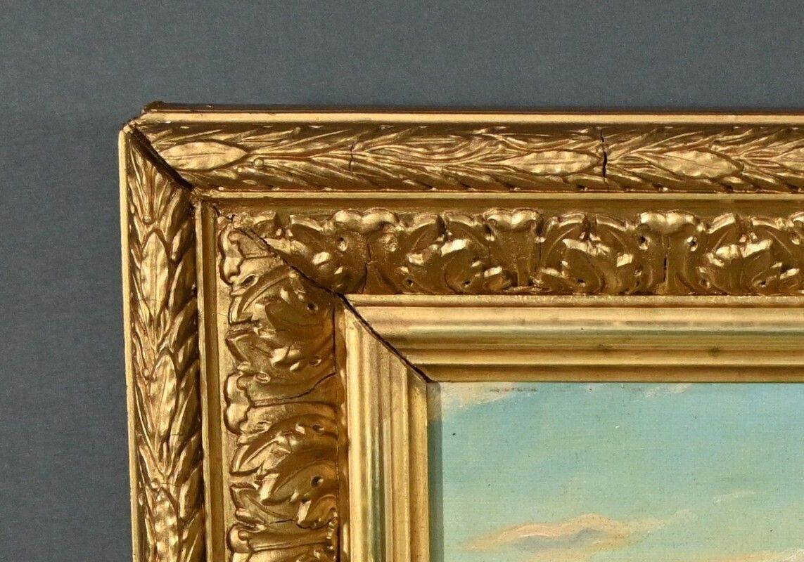 Oil Painting, Signed A.Derémy – 1902 photo vinterior