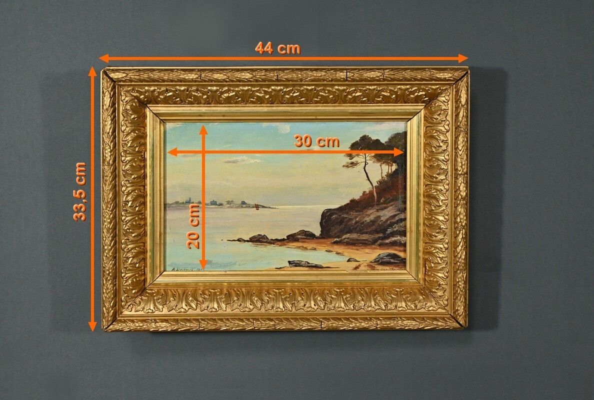 photo buy Oil Painting, Signed A.Derémy – 1902