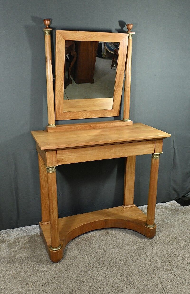 Solid Cherry Hairdresser, Empire Style   Early 19th photo furniture