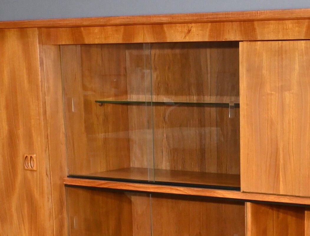 Scandinavian Buffet In Blond Teck 1970 photo vintage