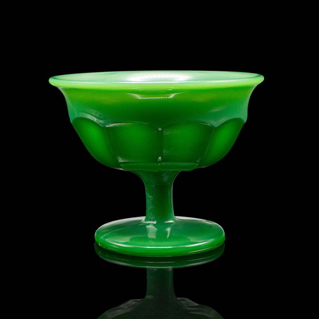 Small Vintage Ice Cream Bowl, English, Glass, Dessert Dish, Art Deco, Circa 1930 photo for sale